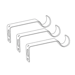 Set bastone per tenda allungabile (L120 - L210 cm / D16 mm) Ariane Bronzo