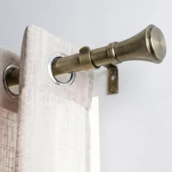 Set bastone per tenda allungabile (L120 - L210 cm / D19 mm) Brasserie Bronzo