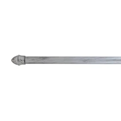 Set completo bastone tenda regolabile (85 a 135 cm) Bistrot Argento e nero