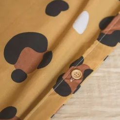 Set copripiumino e due federe per bambini in cotone (200 x 200 cm) Lola Caramel