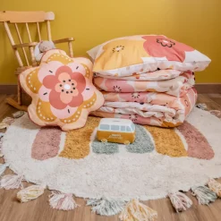 Set copripiumino e federa bambino in cotone (140 x 200 cm) Barbotine Multicolore