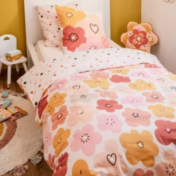 Set copripiumino e federa bambino in cotone (140 x 200 cm) Barbotine Multicolore