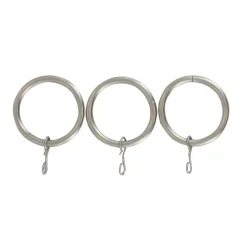 Set di 8 anelli (D20mm) Jim Argento opaco