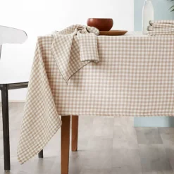 Set di 2 asciugamani in garza di cotone (50 x 70 cm) Gaïa vichy Corda