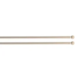 Set di 2 bachette regolabili rotonde (da L40 a 600 cm) Rona Oro