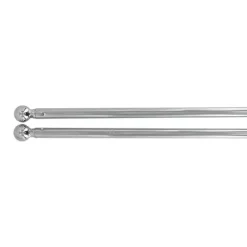 Set di 2 bastoni per tenda regolabili (L 80 cm) Bianco