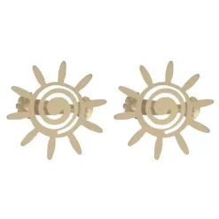 Set di 2 fermatenda Helios Oro