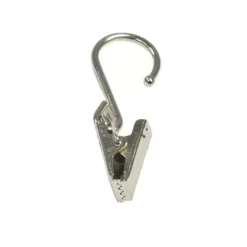 Set di 8 ganci con pinza Argento