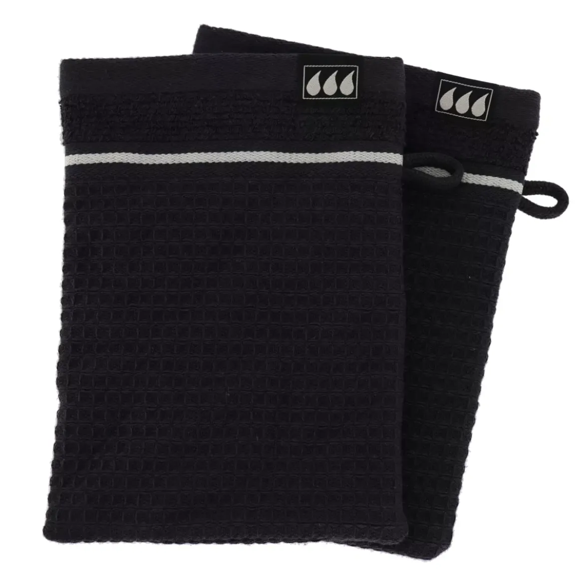 Set di 2 guanti da bagno cotone nido d'ape (15 x 21 cm) Japandi Nerp
