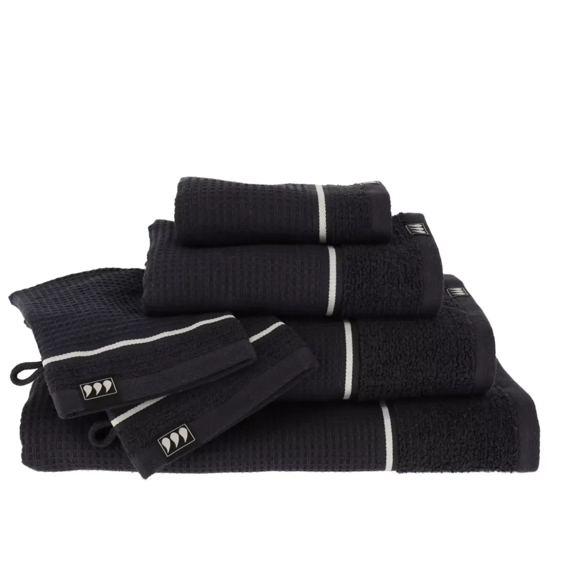 Set di 2 guanti da bagno cotone nido d'ape (15 x 21 cm) Japandi Nerp