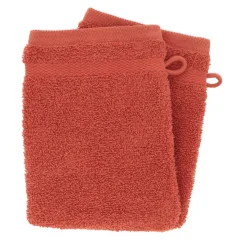 Set di 2 guanti da bagno in cotone (15 x 21 cm) Timeless Terracotta