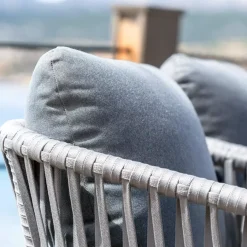 Set di 2 poltrone da giardino Amalfi Grigio antracite