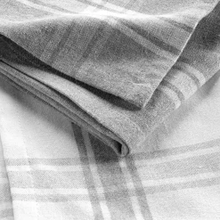 Set di 2 strofinacci cotone riciclato Cuisiline Grigio sfumato