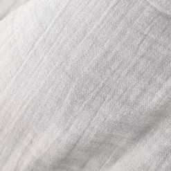 Set di 2 strofinacci garza di cotone (70 cm) Gaïa Grigio nuvola