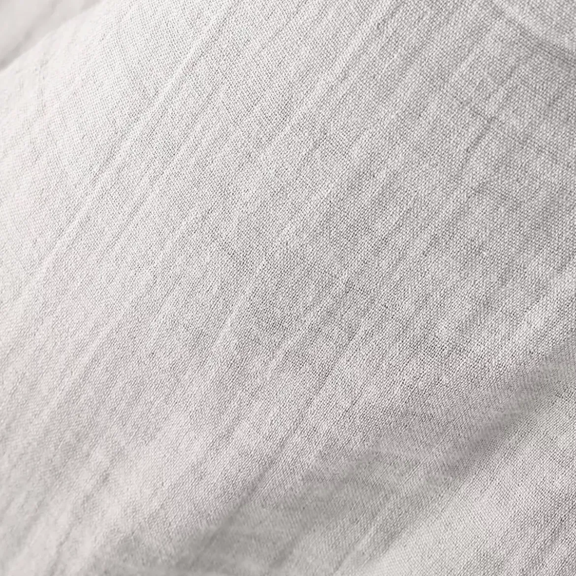 Set di 2 strofinacci garza di cotone (70 cm) Gaïa Grigio nuvola