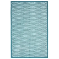 Set di 3 strofinacci Geometrico Blu ottanio
