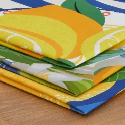 Set di 3 strofinacci in cotone (50 x 70 cm) Grasse Multicolore