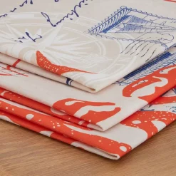 Set di 3 strofinacci in cotone (50 x 70 cm) Espadon Multicolore