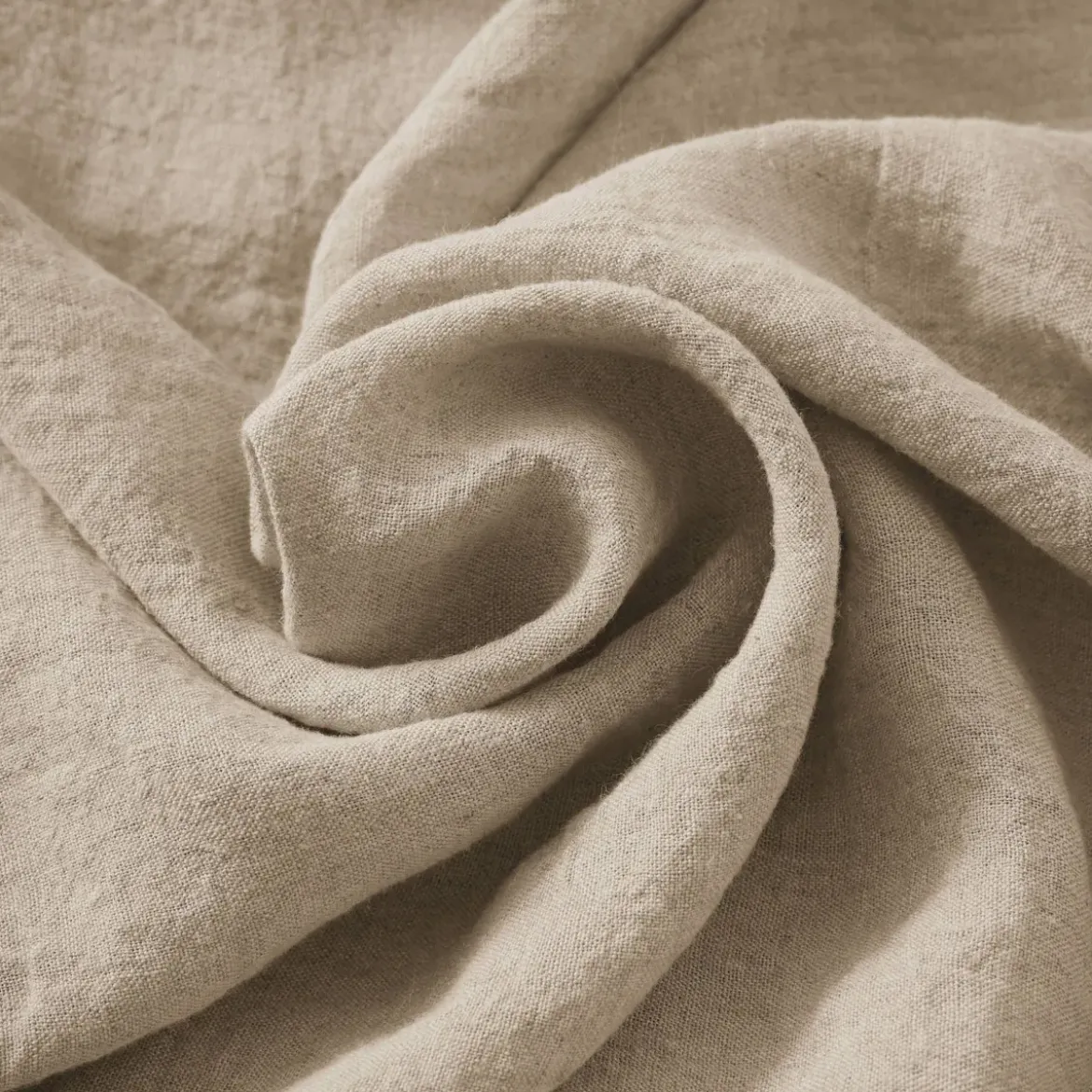 Set di 2 strofinacci lino lavato (50 x 70 cm) Louise Beige