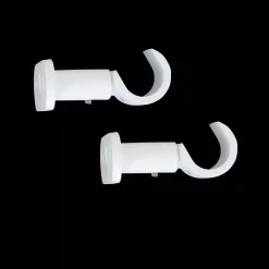 Set di 2 supporti aperti (L 50 / D20 mm) Bianco opaco
