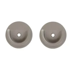Set di 2 supporti (D28) Lino Argento opaco