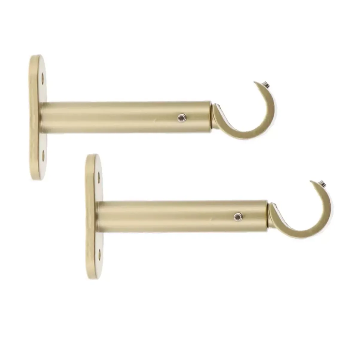 Set di 2 supporti fissi (L90-L150 / D20 mm) Jim gouttière Oro