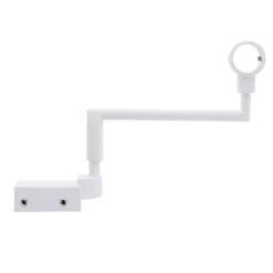 Set di 2 supporti Fix'vit (L180 - D20 mm) Bianco opaco