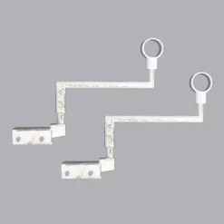 Set di 2 supporti Fix'vit (L180 - Ø20 mm) Bianco