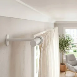 Set di 2 supporti regolabili (L150 - L190 / Ø20 mm) Bianco opaco