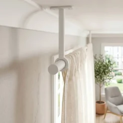 Set di 2 supporti regolabili (L150 - L190 / Ø20 mm) Bianco opaco