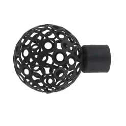 Set di 2 terminali (D20 mm) Jim Nero opaco