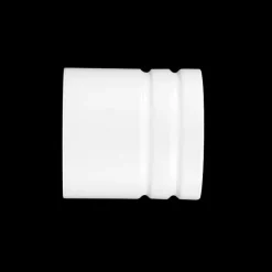 Set di 2 terminali legno (D28 mm) Nils Bouchon Bianco