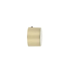 Set di 2 terminali per asta in metallo (D28 mm) Tappo Oro