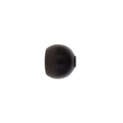 Set di 2 terminali per asta in legno (D28 mm) Nils sfera Nero opaco