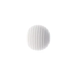 Set di 2 terminali per asta in legno (D28 mm) Nils galaxie Bianco