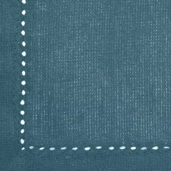 Set di 4 tovaglioli (40 x 40 cm) Chambray Blu ottanio