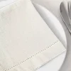 Set di 4 tovaglioli Chambray Ecrù