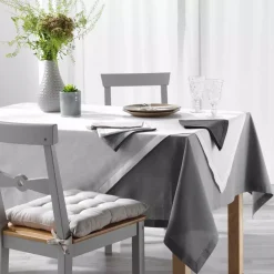 Set di 3 tovaglioli cotone Charline Bianco