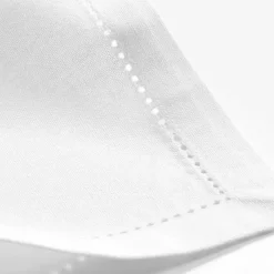 Set di 3 tovaglioli cotone Charline Bianco