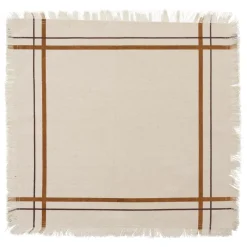 Set di 2 tovaglioli cotone (40 x 40 cm) Ray Beige