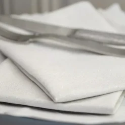 Set di 3 tovaglioli Etincelle Ecru
