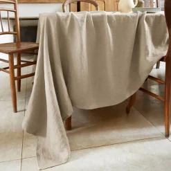 Set di 3 tovaglioli lino lavato (40 x 40 cm) Louise Beige