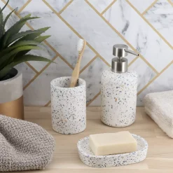 Set di accessori bagno cemento Terrazzo
