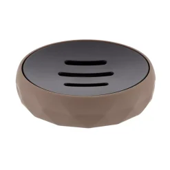 Set di accessori bagno gomma Rubby Marrone