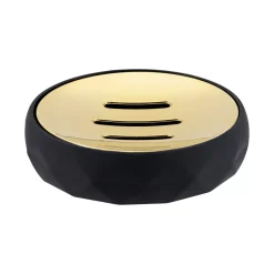Set di accessori bagno gomma Rubby Nero