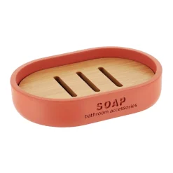 Set di accessori bagno Purebamboo Terracotta