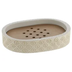 Set di accessori da bagno incisi Casabianca Naturale