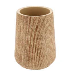 Set di accessori per il bagno effetto legno Scandi Beige