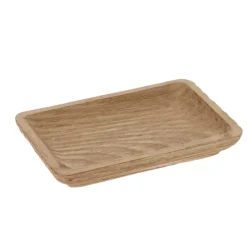 Set di accessori per il bagno effetto legno Scandi Beige