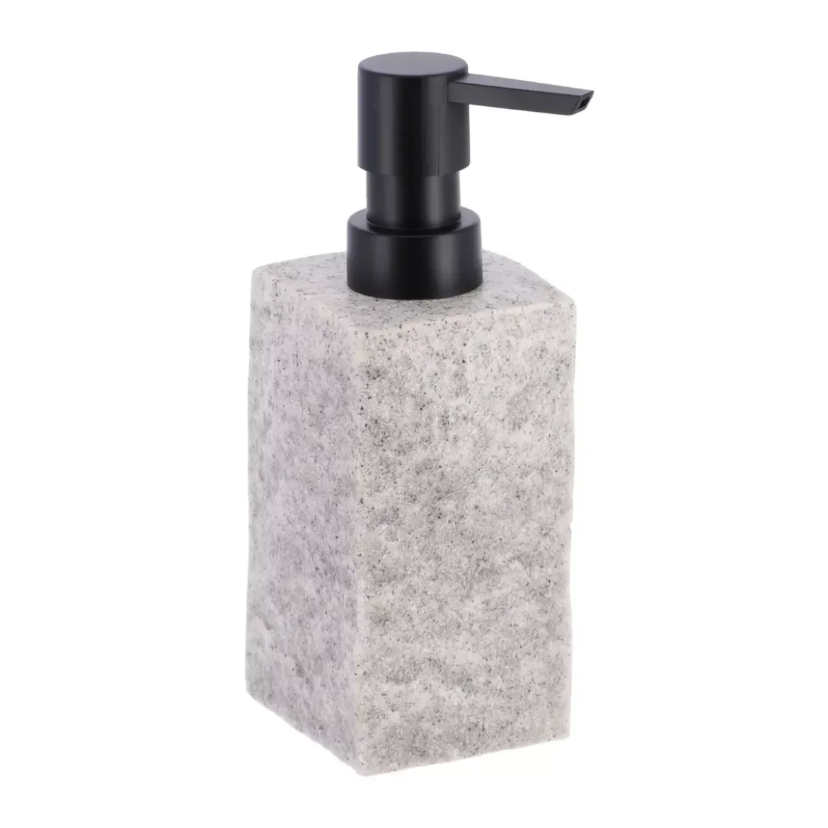 Set di accessori per il bagno effetto pietra Grigio